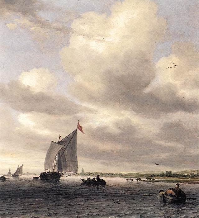 RUYSDAEL, Salomon van Seascape af china oil painting image
